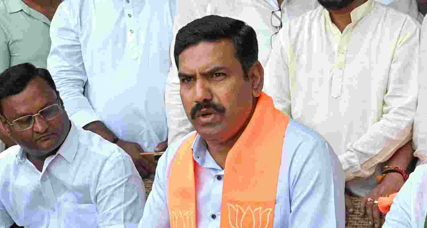Karnataka Bharatiya Janata Party president BY Vijayendra - file image. Karnataka Bharatiya Janata Party president BY Vijayendra - file image.