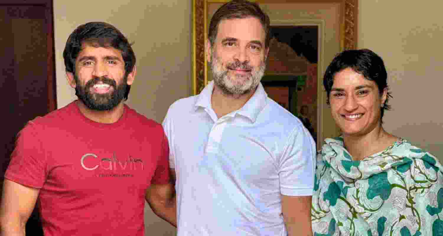 Phogat & Punia set to join Congress ahead of Haryana polls Phogat & Punia set to join Congress ahead of Haryana polls