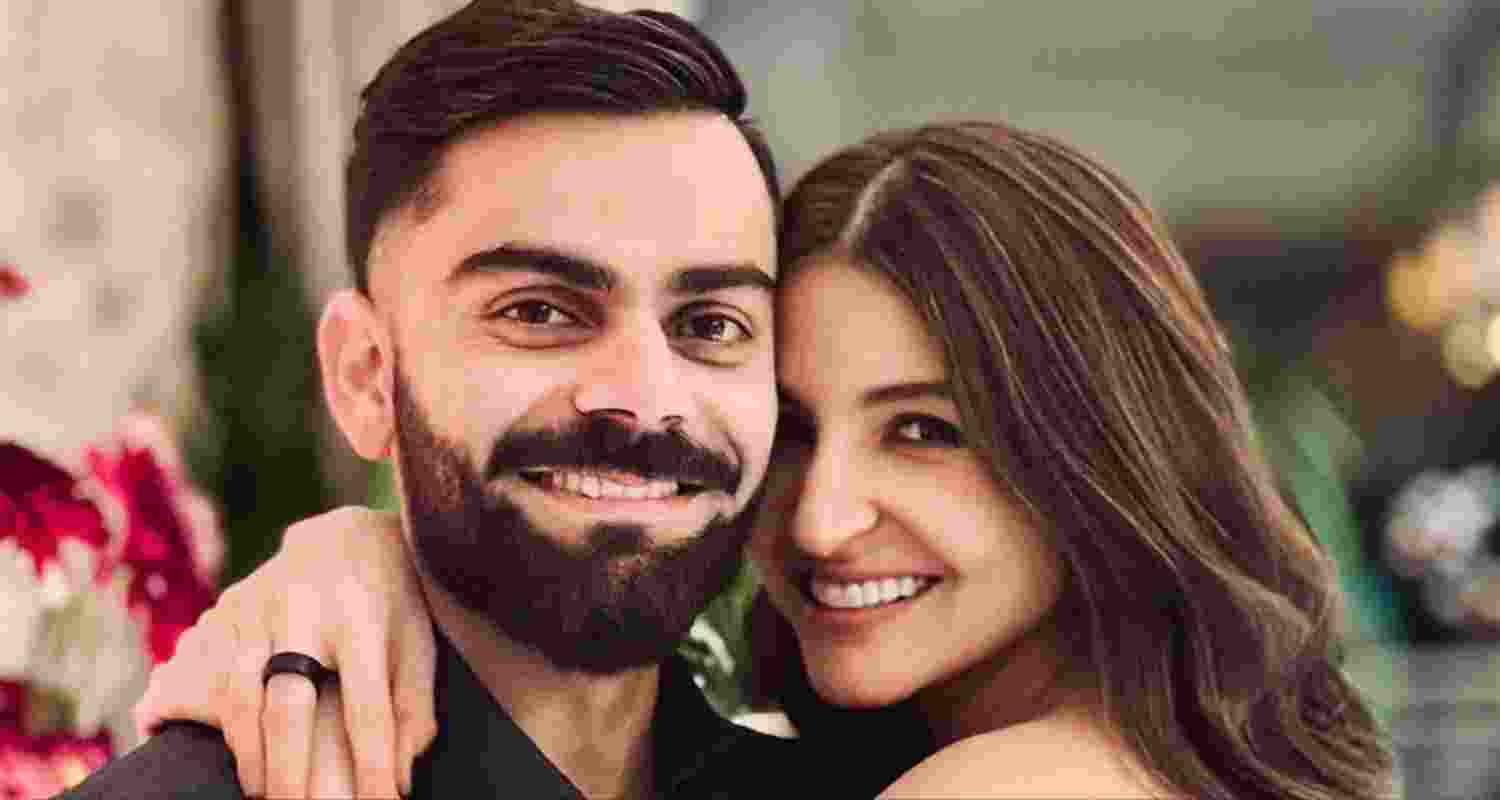Virat Kohli and Anushka Sharma holding each other in an instagram picture. Virat Kohli and Anushka Sharma holding each other in an instagram picture.