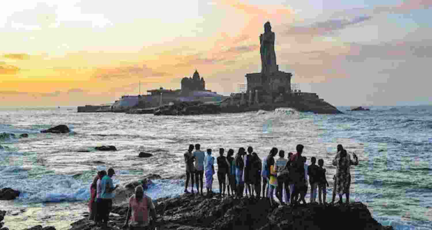 PM Modi will medidate at Vivekananda Rock Memorial in Tamil Nadu's Kanniyakumari.  PM Modi will medidate at Vivekananda Rock Memorial in Tamil Nadu's Kanniyakumari.