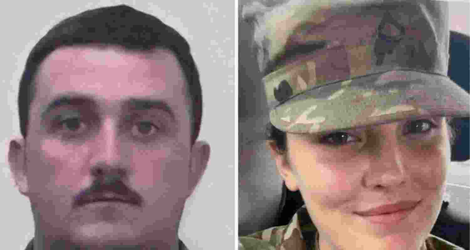 This photo combination shows West Virginia National Guard Staff Sgt. Andrew Wolfe (left) and Specialist Sarah Beckstrom, who were injured in Wednesday's shooting in Washington, D.C. This photo combination shows West Virginia National Guard Staff Sgt. Andrew Wolfe (left) and Specialist Sarah Beckstrom, who were injured in Wednesday's shooting in Washington, D.C.