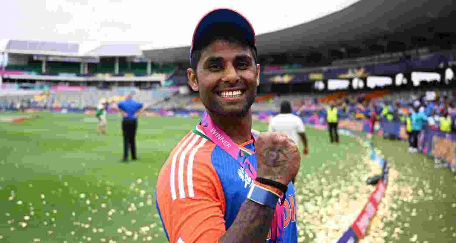 Suryakumar Yadav. image: X Suryakumar Yadav. image: X