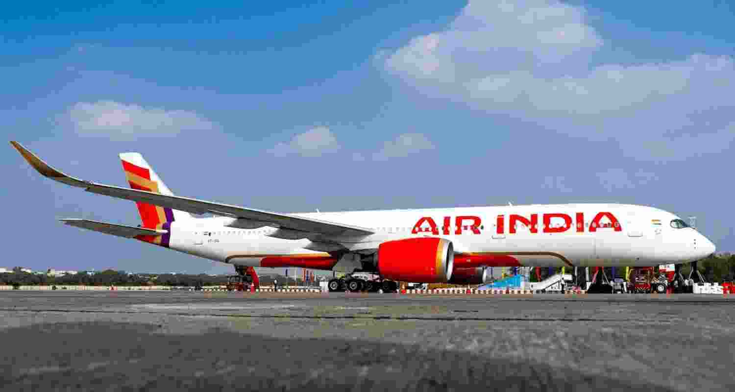 A file photo of Air India flight. A file photo of Air India flight.