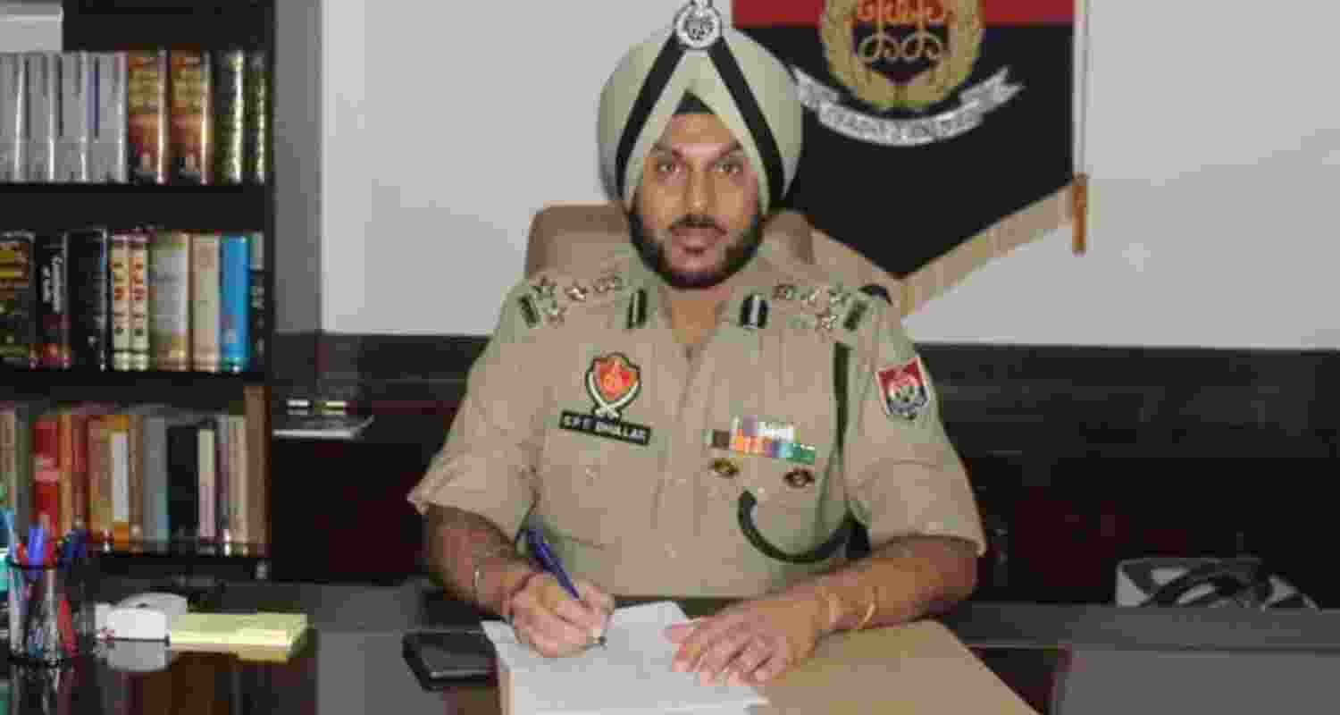 Amritsar Police Commissioner Gurpreet Singh Bhullar. Amritsar Police Commissioner Gurpreet Singh Bhullar.
