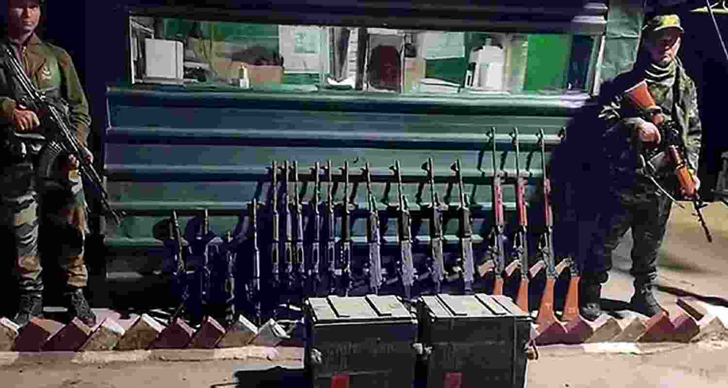 Surrender looted, illegal weapons in seven days: Manipur Guv Surrender looted, illegal weapons in seven days: Manipur Guv