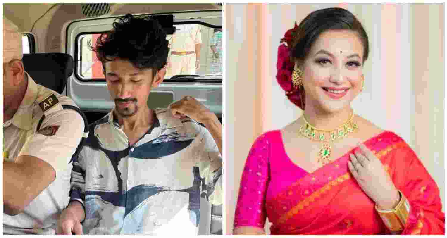 Accused Bishal Phukan (L), co-accused social media influencer Sumi Borah (R). Accused Bishal Phukan (L), co-accused social media influencer Sumi Borah (R).