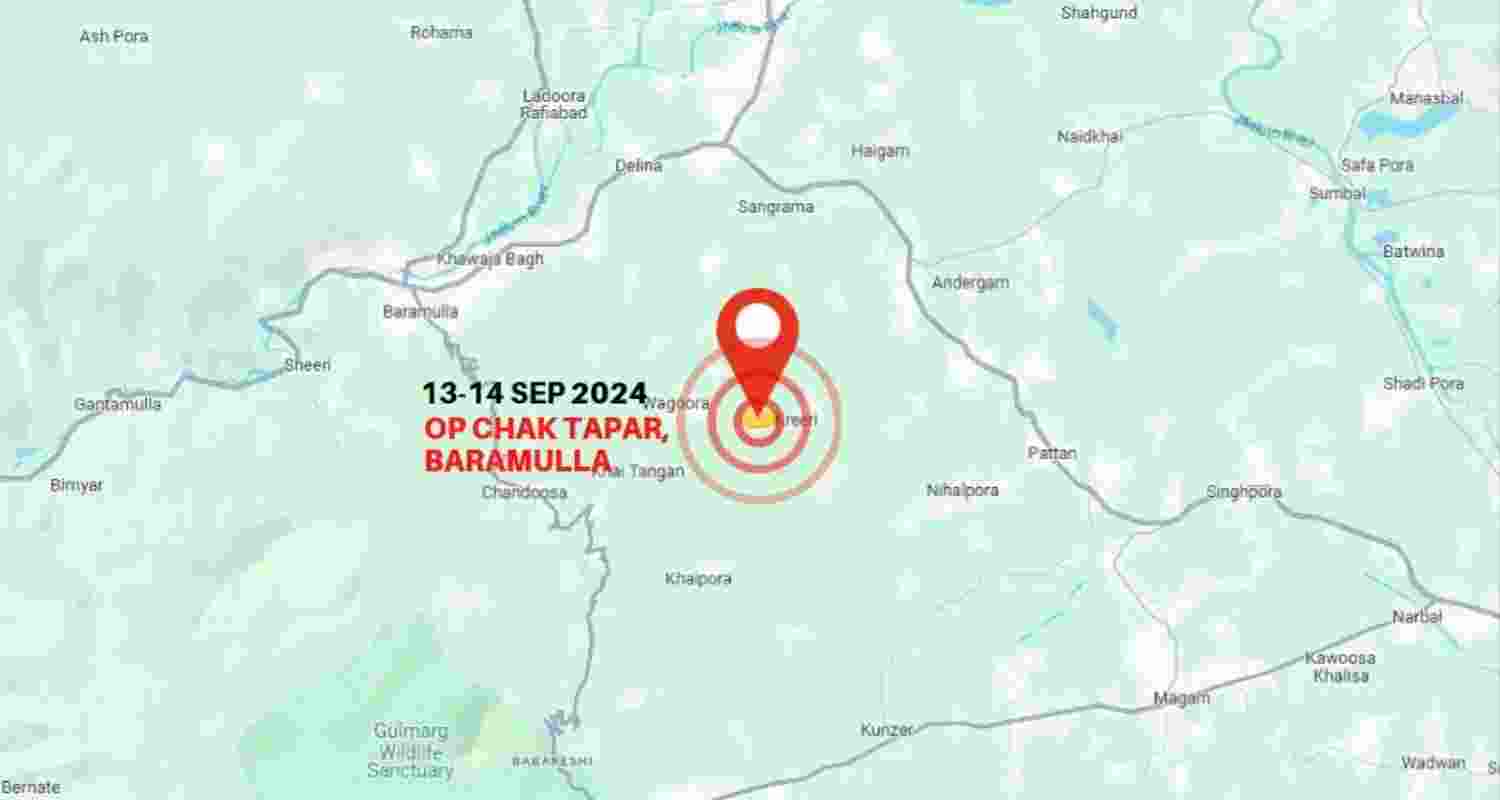 Image posted by Chinar Corps of the Indian Army on X. Image posted by Chinar Corps of the Indian Army on X.