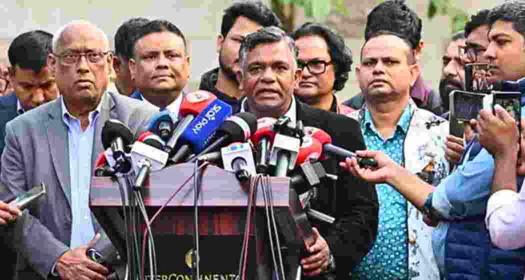 BCB president Aminul Islam addresses the media in Dhaka on Thursday. BCB president Aminul Islam addresses the media in Dhaka on Thursday.