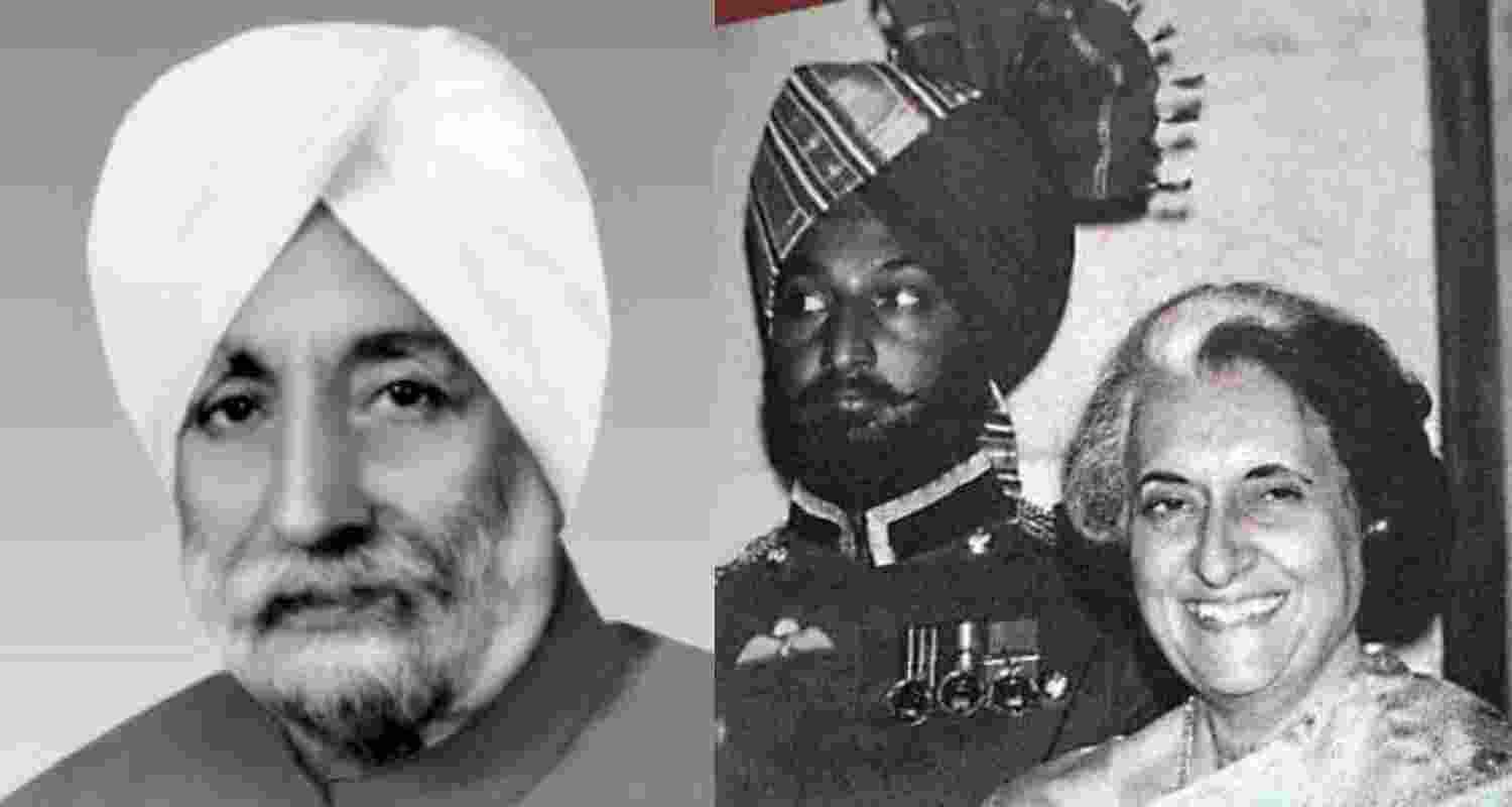 Former Punjab CM Beant Singh(left), and former Indian PM Indira Gandhi with her assassin Beant Singh (right). Former Punjab CM Beant Singh(left), and former Indian PM Indira Gandhi with her assassin Beant Singh (right).