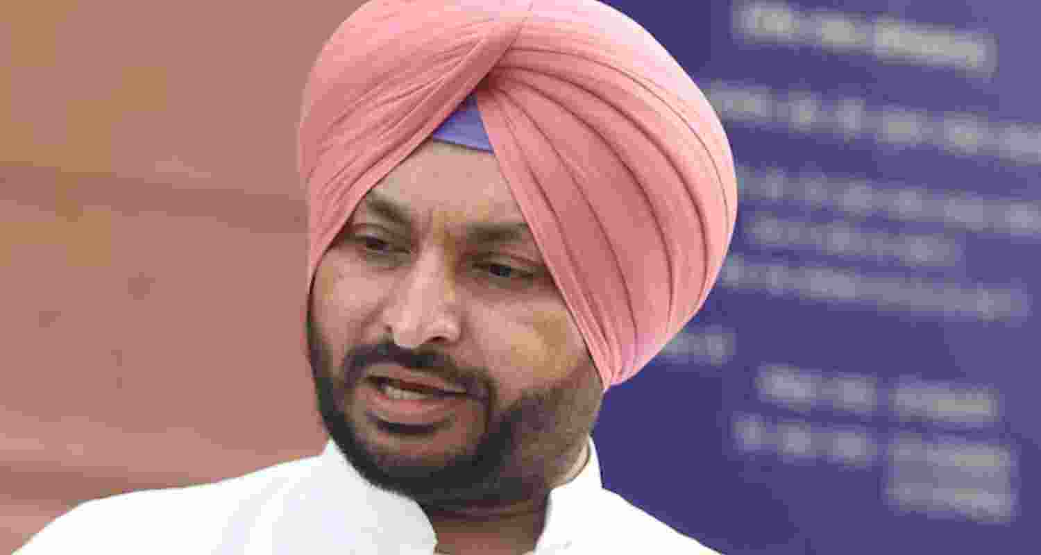 Union Minister Ravneet Bittu. Union Minister Ravneet Bittu.