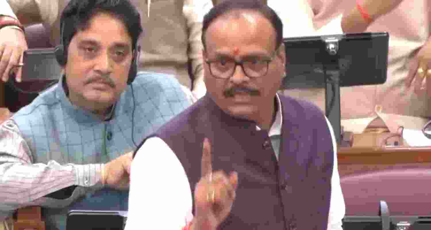 Deputy Chief Minister Brajesh Pathak. Deputy Chief Minister Brajesh Pathak.