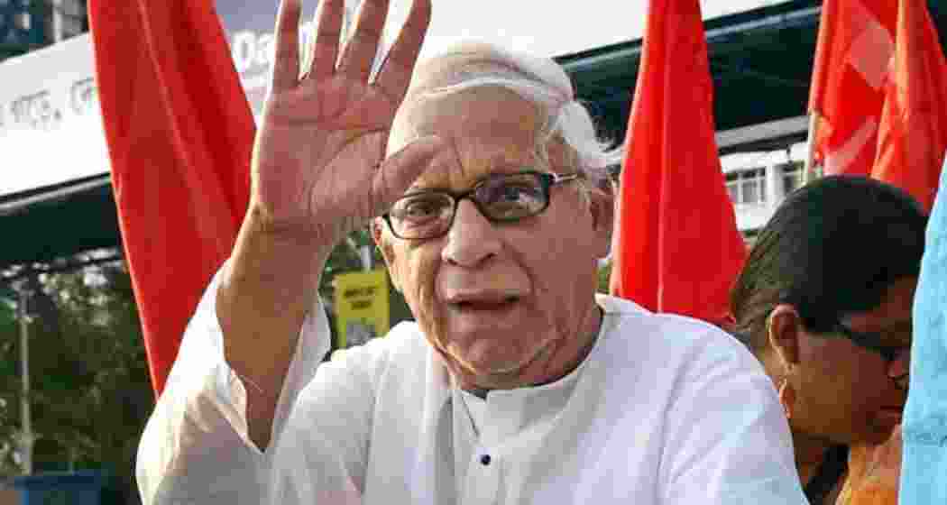 File photo of Buddhadeb Bhattacharjee waving at his supporters. File photo of Buddhadeb Bhattacharjee waving at his supporters.