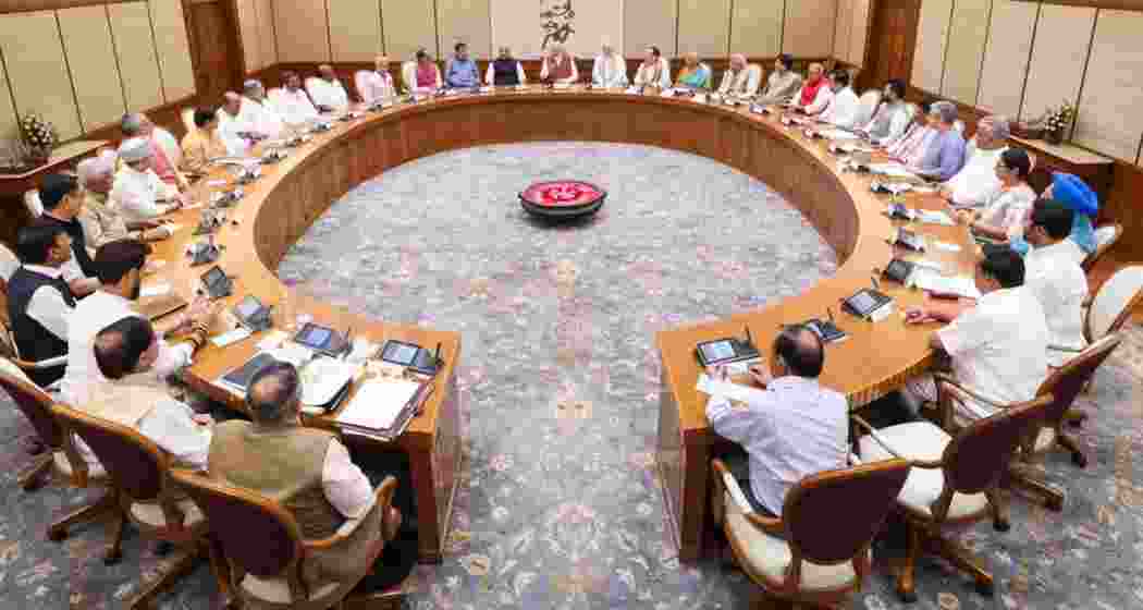 File photo of Prime Minister Narendra Modi-led Union Cabinet. File photo of Prime Minister Narendra Modi-led Union Cabinet.