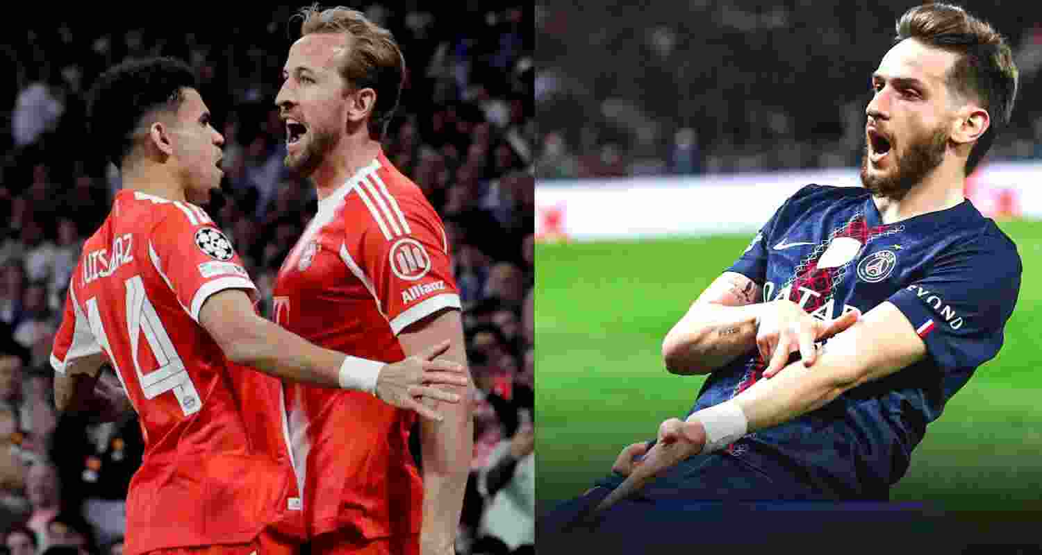 Paris Saint-Germain and Bayern Munich win UCL quarter-final first legs; Liverpool and Real Madrid face uphill task. Paris Saint-Germain and Bayern Munich win UCL quarter-final first legs; Liverpool and Real Madrid face uphill task.