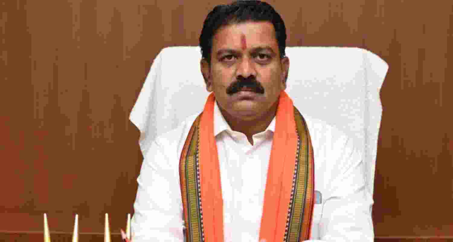 A file photo of Chhattisgarh Dy CM Vijay Sharma. A file photo of Chhattisgarh Dy CM Vijay Sharma.