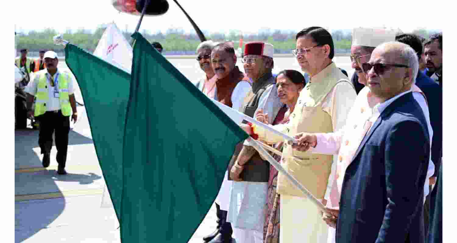 Chief Minister Pushakr Singh Dhami inaugurates Dehradun–Pithoragarh–Dehradun flight service at Jolly Grant Airport. Chief Minister Pushakr Singh Dhami inaugurates Dehradun–Pithoragarh–Dehradun flight service at Jolly Grant Airport.