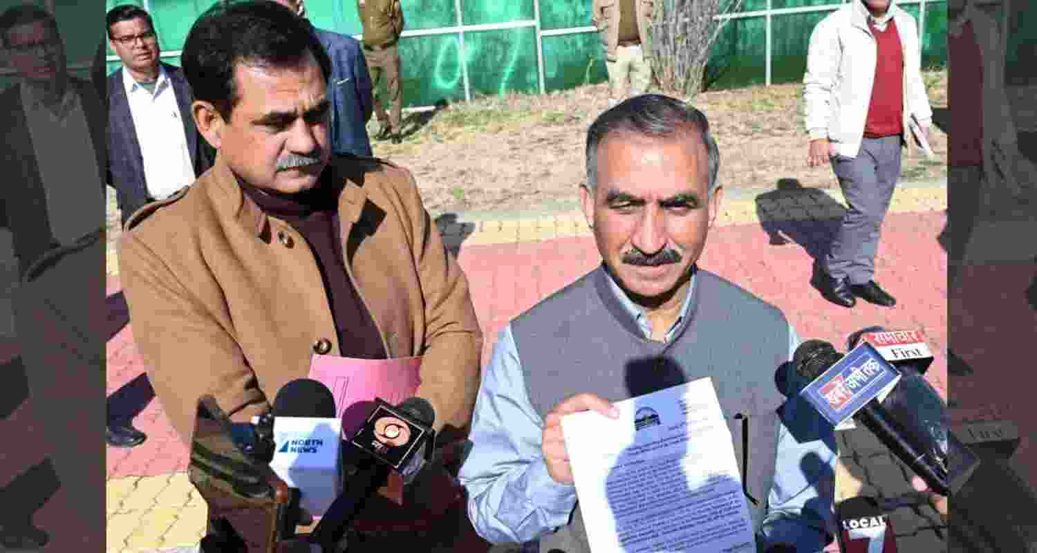 Chief Minister Thakur Sukhvinder Singh Sukhu Chief Minister Thakur Sukhvinder Singh Sukhu