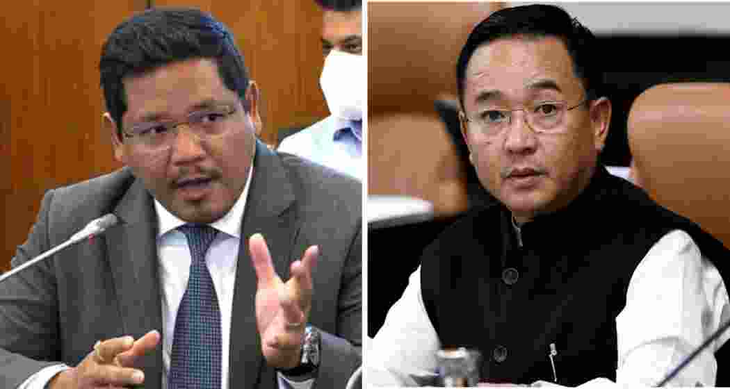 Meghalaya Chief Minister Conrad K. Sangma (L) and Sikkim Chief Minister Prem Singh Tamang (R). (File photo) Meghalaya Chief Minister Conrad K. Sangma (L) and Sikkim Chief Minister Prem Singh Tamang (R). (File photo)