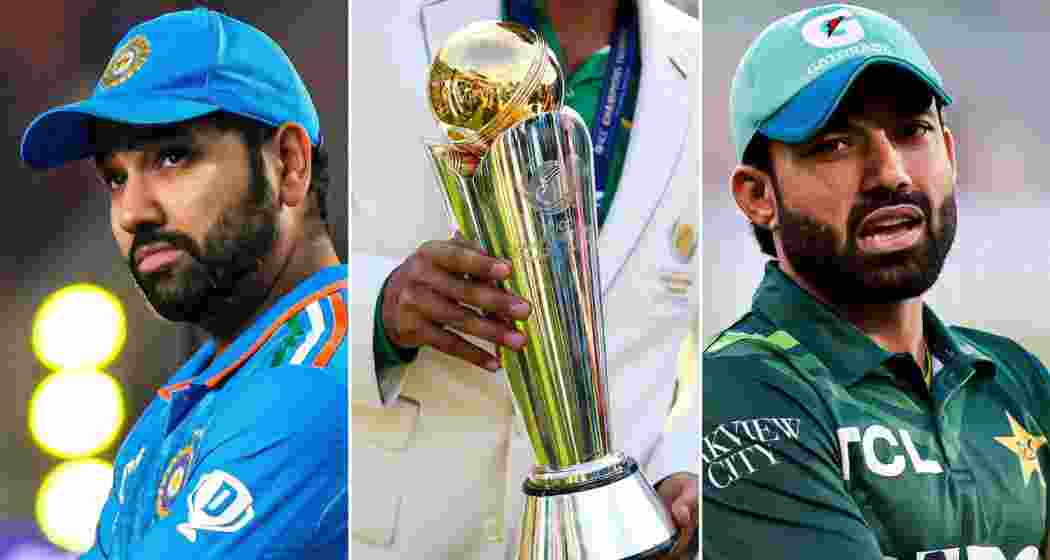 India and Pakistan gear up for a high-stakes Champions Trophy clash in Dubai. File photos. India and Pakistan gear up for a high-stakes Champions Trophy clash in Dubai. File photos.