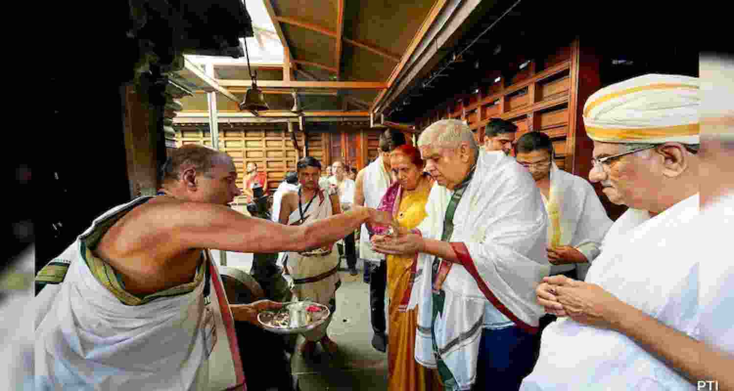 Do away with VIP culture in temples, says Vice Prez Dhankhar Do away with VIP culture in temples, says Vice Prez Dhankhar