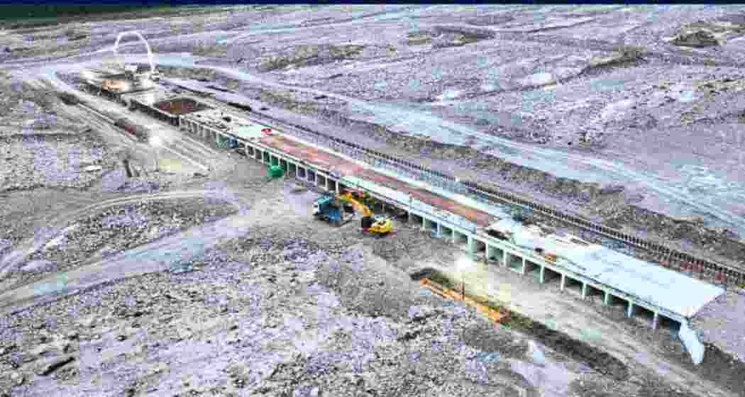 Construction work in progress at the Dibang dam site in Arunachal Pradesh. Construction work in progress at the Dibang dam site in Arunachal Pradesh.