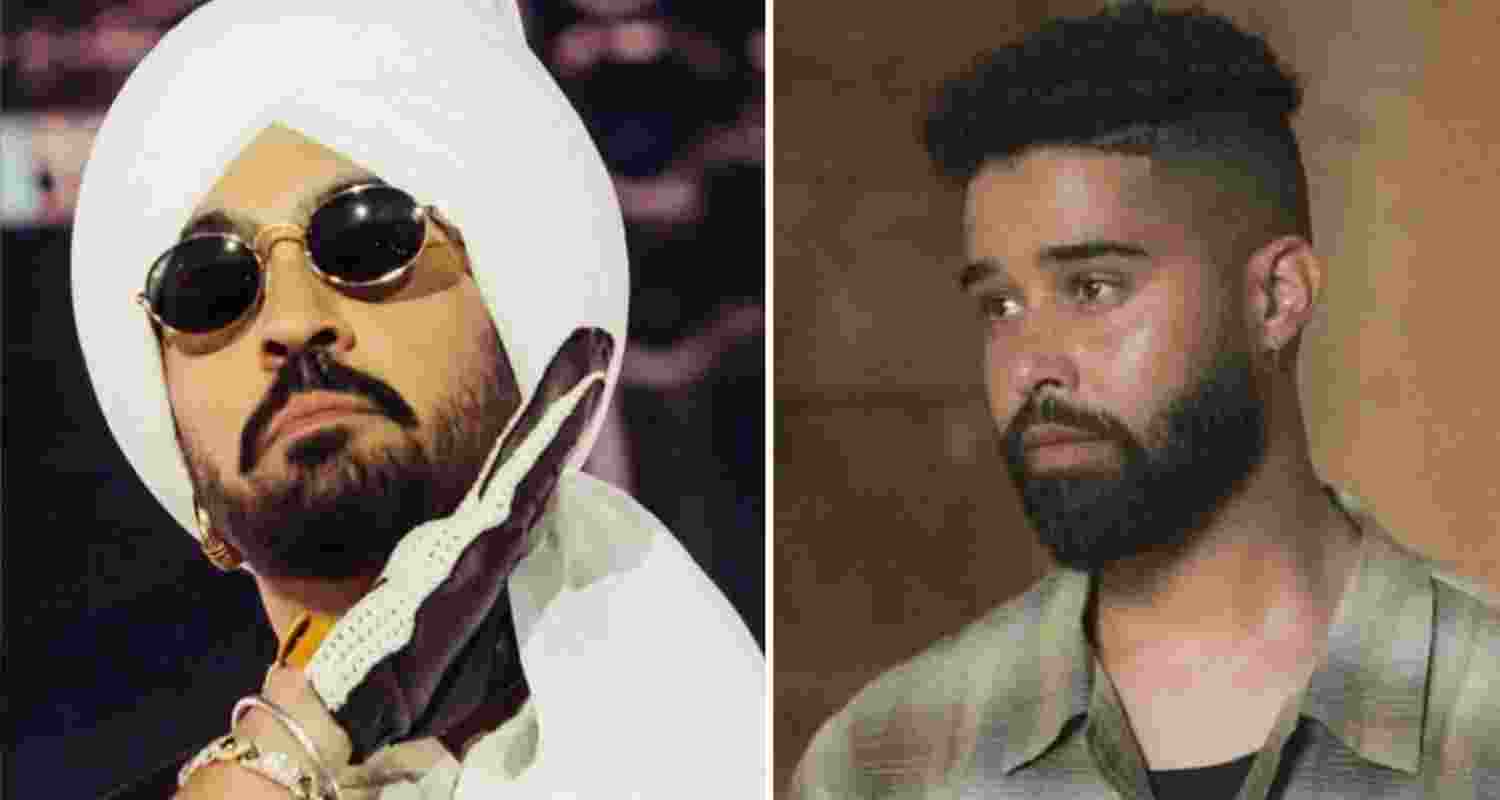 Diljit Dosanjh and AP Dhillon. Image: X Diljit Dosanjh and AP Dhillon. Image: X