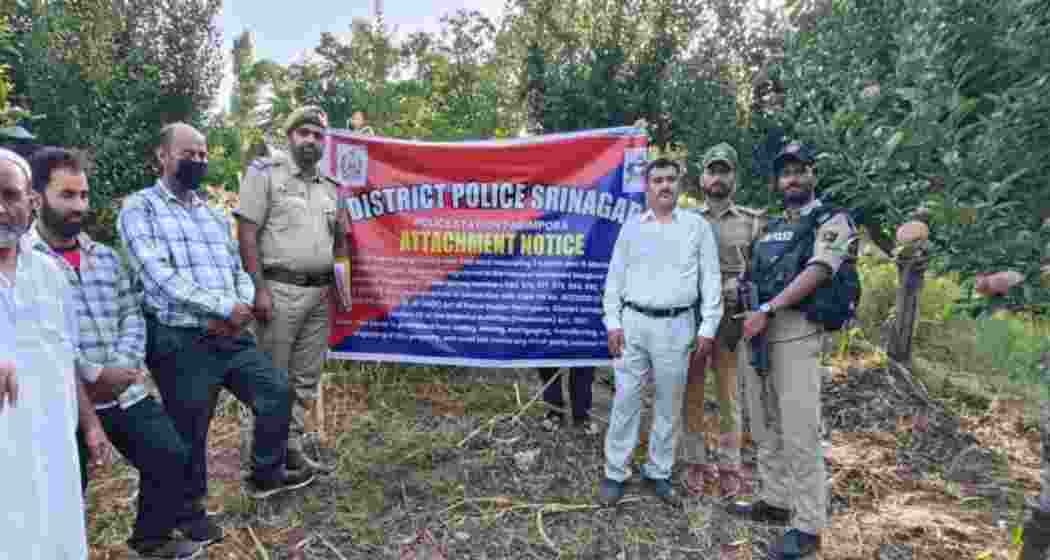 Dismantling networks: Terrorist's property worth crores attached Dismantling networks: Terrorist's property worth crores attached