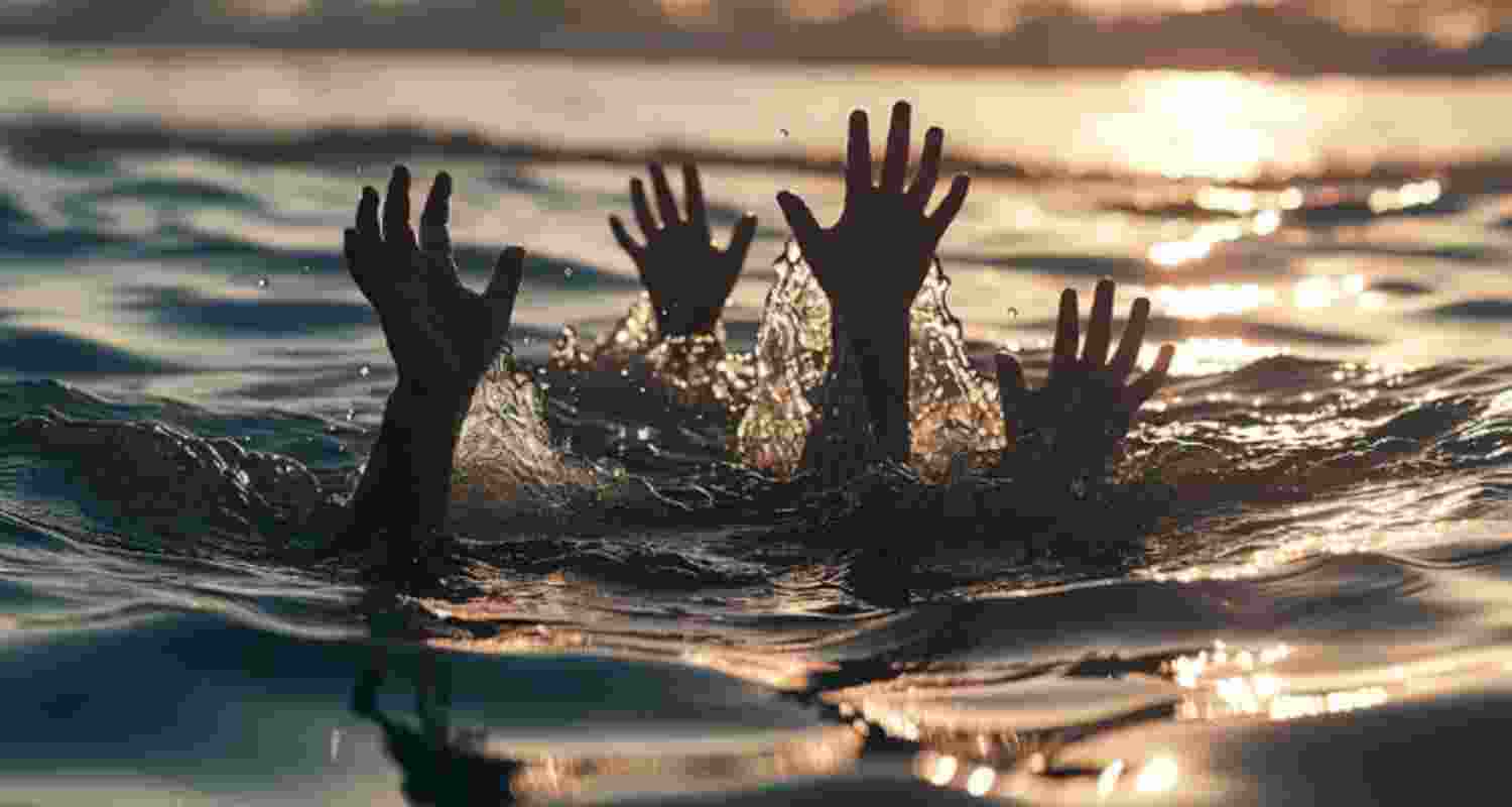 Three minor girls from Andhra drown in waterfall Three minor girls from Andhra drown in waterfall