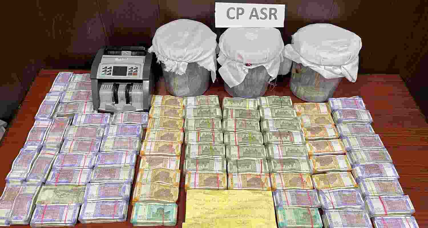 The Punjab Police have seized 1.01 Kg Heroin, ₹45.19 lakh drug money, and a cash counting machine. The Punjab Police have seized 1.01 Kg Heroin, ₹45.19 lakh drug money, and a cash counting machine.