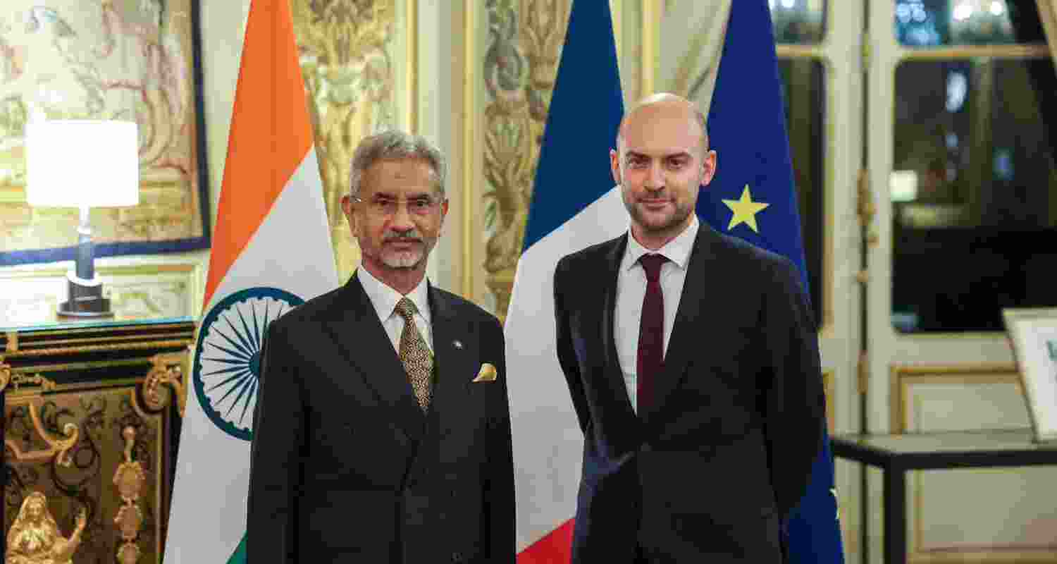 S Jaishankar meets French counterpart Jean-Noel Barrot in Paris. S Jaishankar meets French counterpart Jean-Noel Barrot in Paris.