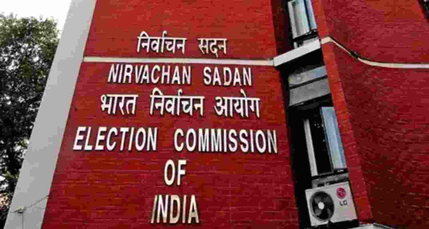 A file photo of the office of Election Commission of India. A file photo of the office of Election Commission of India.