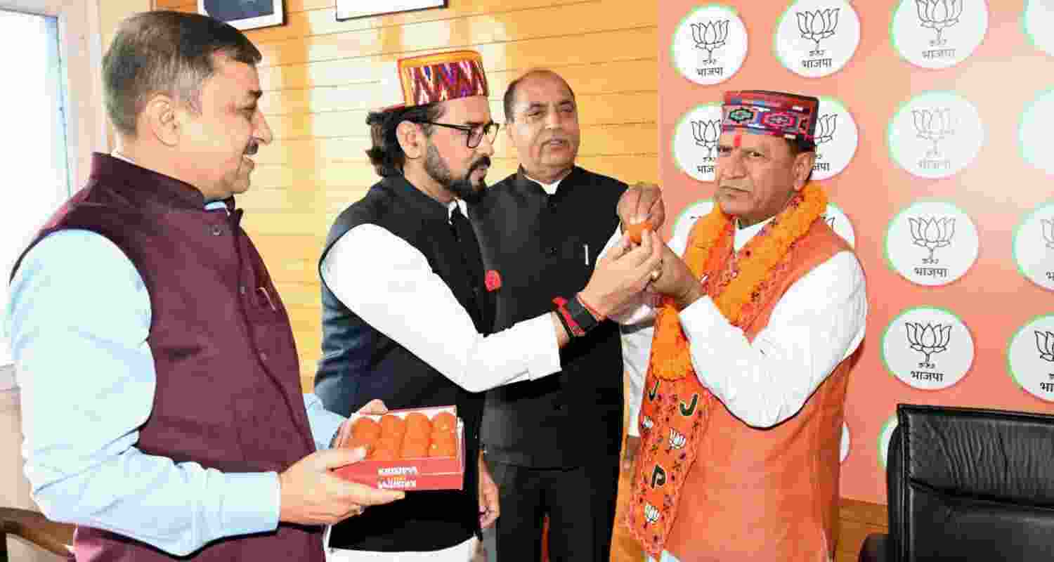 Five-time former BJP MLA Dr. Rajiv Bindal elected unopposed as the Himachal Pradesh BJP President. Five-time former BJP MLA Dr. Rajiv Bindal elected unopposed as the Himachal Pradesh BJP President.