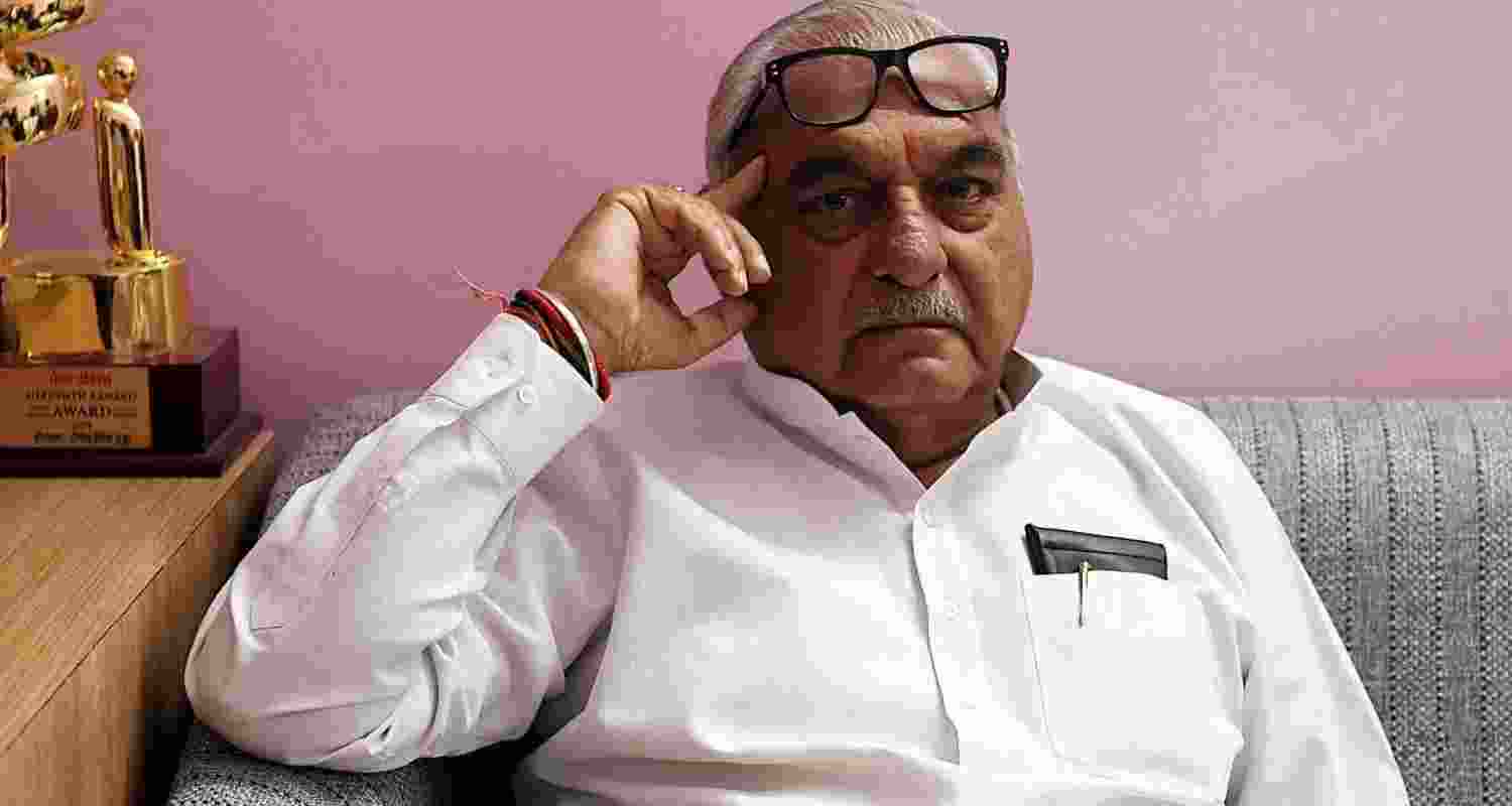 Former chief minister Bhupinder Singh Hooda. Former chief minister Bhupinder Singh Hooda.