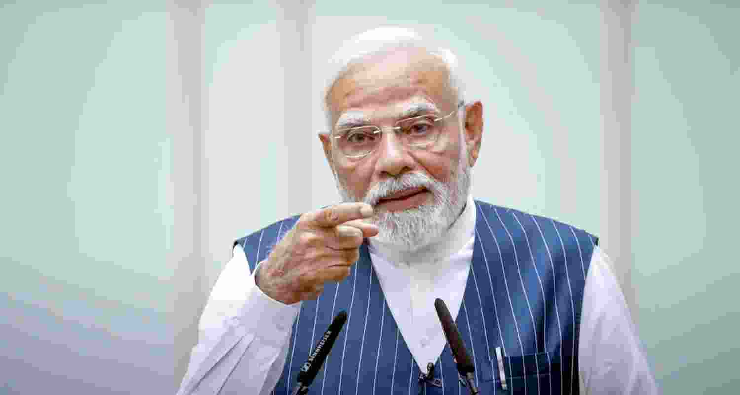 During an interaction with National Teacher awardees in New Delhi on Thursday, the Prime Minister said “five new gems (panch ratna)” have now been added to India’s economy through the GST reforms to support its growth During an interaction with National Teacher awardees in New Delhi on Thursday, the Prime Minister said “five new gems (panch ratna)” have now been added to India’s economy through the GST reforms to support its growth