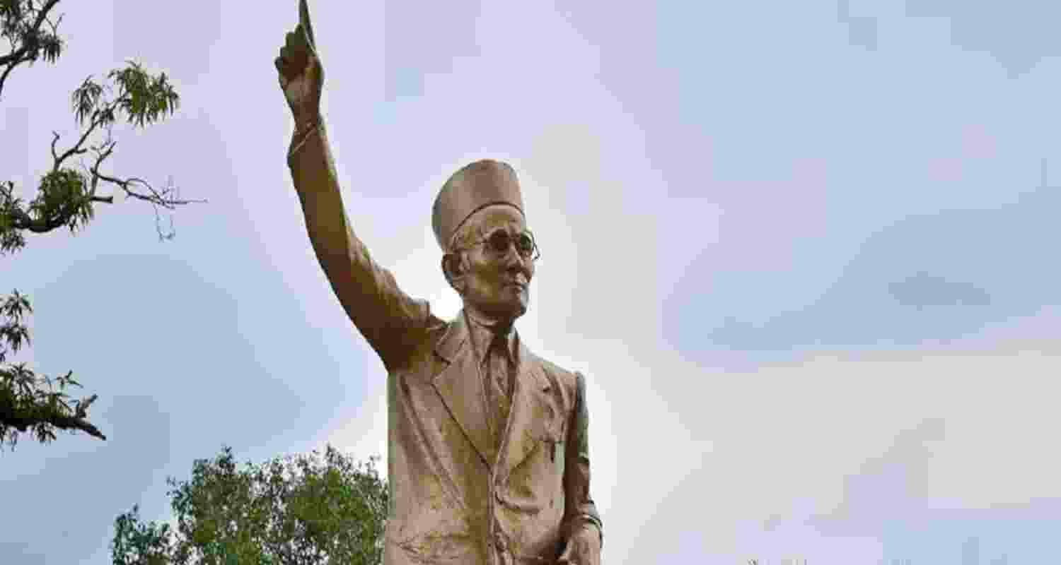 Savarkar was imprisoned in the Cellular Jail in Port Blair (now known as Sri Vijaya Puram) by the British in 1911 Savarkar was imprisoned in the Cellular Jail in Port Blair (now known as Sri Vijaya Puram) by the British in 1911