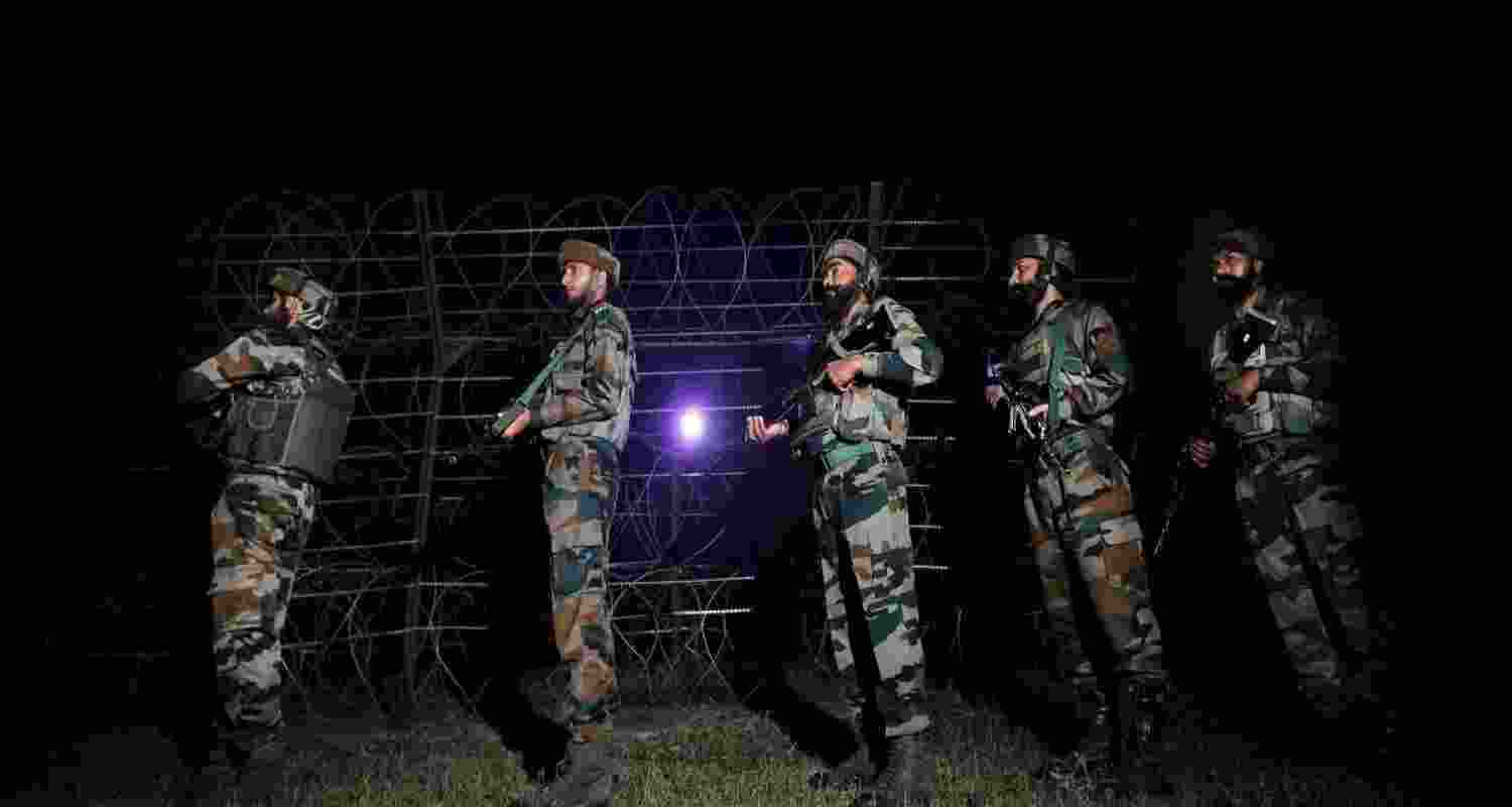 The drones are reported to have entered the Indian territory from across the Line of Control (LoC) in Rajouri and hovered briefly in the Manjakote sector before returning to Pakistan-occupied Kashmir (PoK), officials said The drones are reported to have entered the Indian territory from across the Line of Control (LoC) in Rajouri and hovered briefly in the Manjakote sector before returning to Pakistan-occupied Kashmir (PoK), officials said