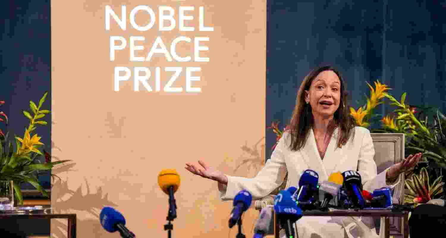 The institute’s statement comes after Machado expressed her desire to give or share the prize with Trump, who recently ordered a military operation against Venezuelan President Nicolas Maduro, which ended with Maduro and his wife’s capture by the US armed forces The institute’s statement comes after Machado expressed her desire to give or share the prize with Trump, who recently ordered a military operation against Venezuelan President Nicolas Maduro, which ended with Maduro and his wife’s capture by the US armed forces