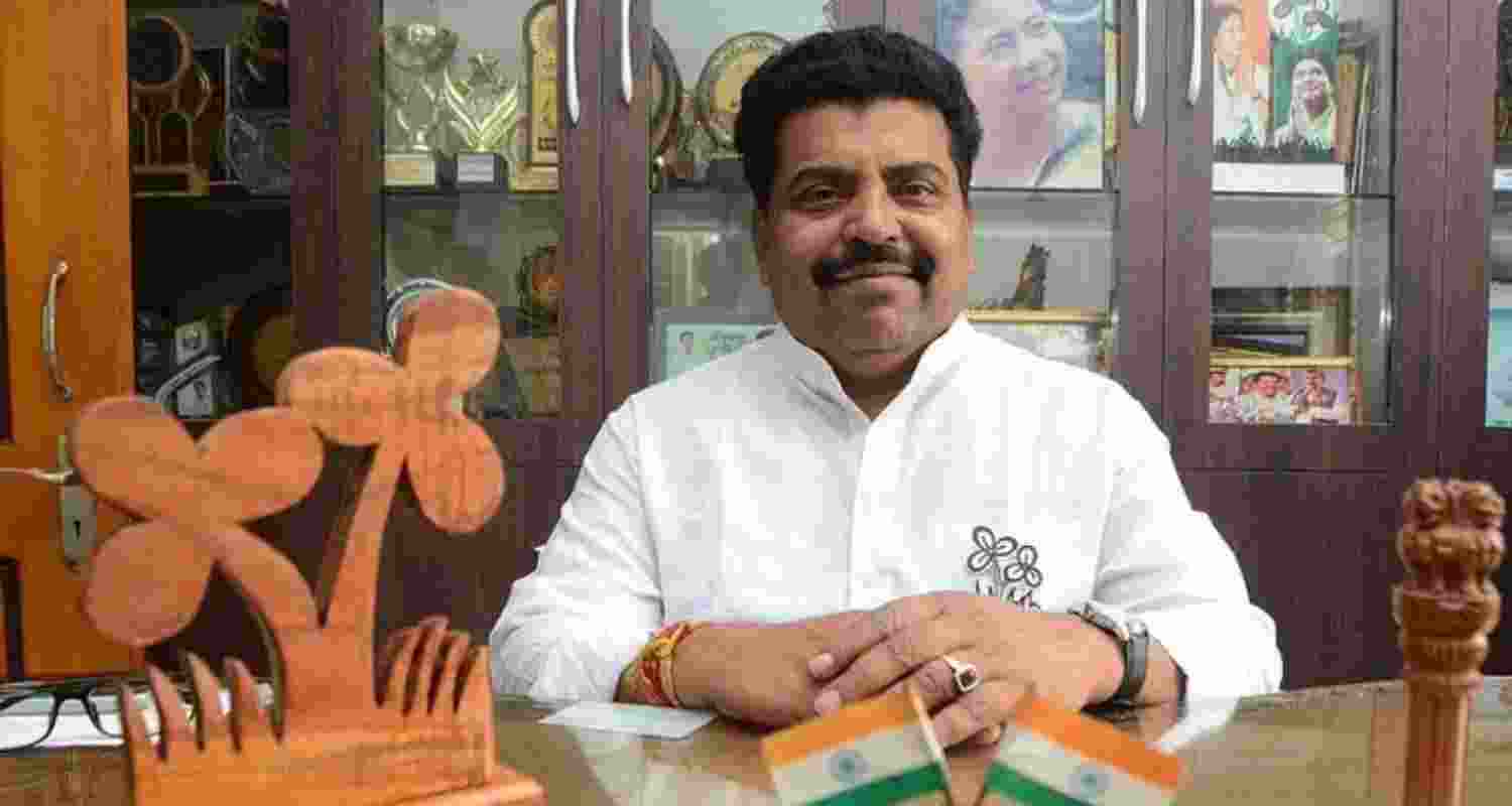 TMC MLA Narayan Goswami - file image. TMC MLA Narayan Goswami - file image.