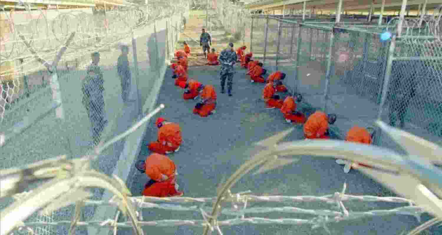 Criminals at a highly secure facility at Guantanamo bay. Criminals at a highly secure facility at Guantanamo bay.