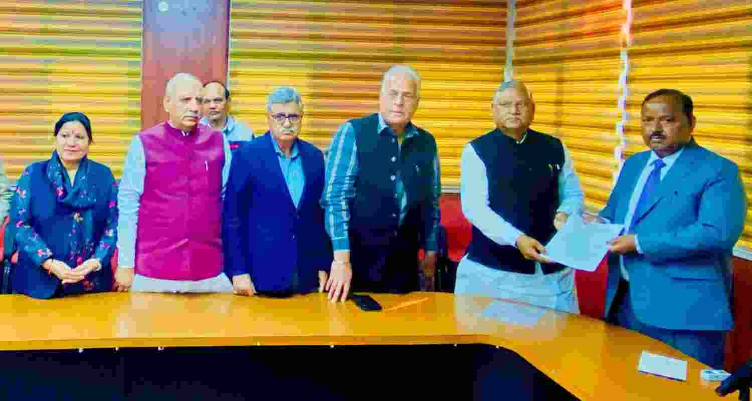 A memorandum regarding the same was submitted by a party delegation led by state unit chief Udai Bhan to the Haryana SEC. A memorandum regarding the same was submitted by a party delegation led by state unit chief Udai Bhan to the Haryana SEC.