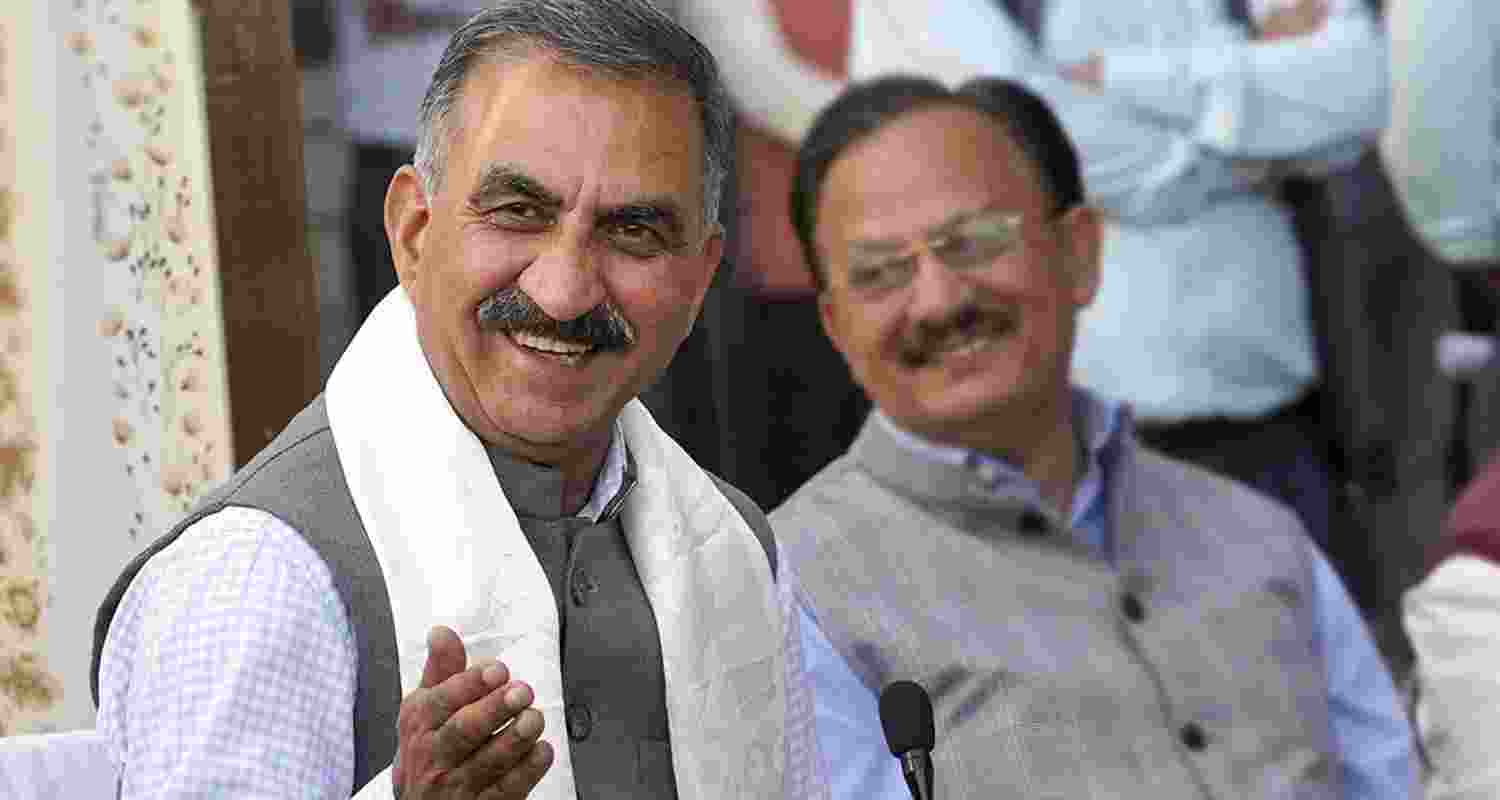 Himachal Pradesh Chief Minister Sukhvinder Singh Sukhu. Himachal Pradesh Chief Minister Sukhvinder Singh Sukhu.