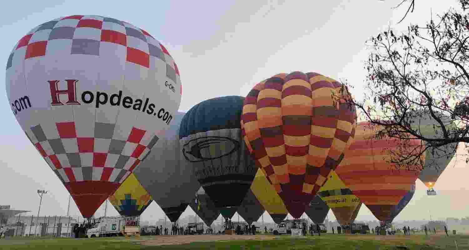 Hot Air Balloon Festival takes off in Hyderabad Hot Air Balloon Festival takes off in Hyderabad
