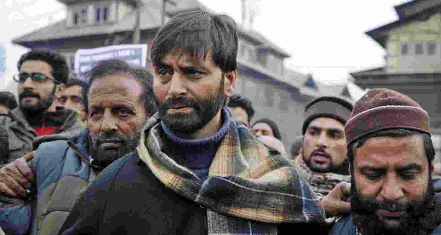 Hurriyat leader Yasin Malik. Hurriyat leader Yasin Malik.