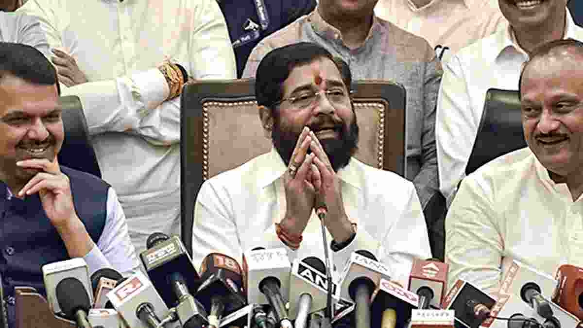 Shinde requests no gatherings outside 'Varsha' amid delay in CM decision Shinde requests no gatherings outside 'Varsha' amid delay in CM decision