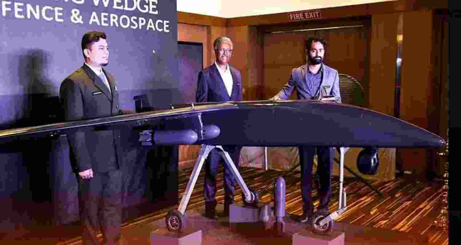 India unveils first indigenous AI-combat drone 'Kaala Bhairav' India unveils first indigenous AI-combat drone 'Kaala Bhairav'