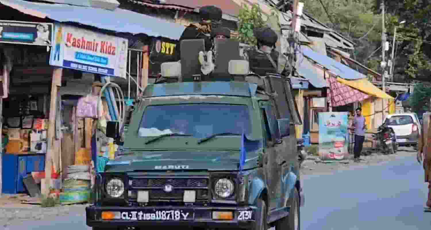 Day 8 of anti-terror operation in J&K, exchange of fire going on Day 8 of anti-terror operation in J&K, exchange of fire going on