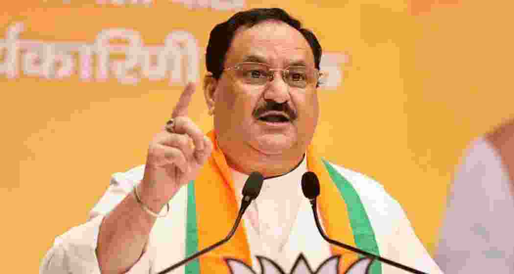 A file photo of Union Minister and former BJP president J P Nadda. A file photo of Union Minister and former BJP president J P Nadda.