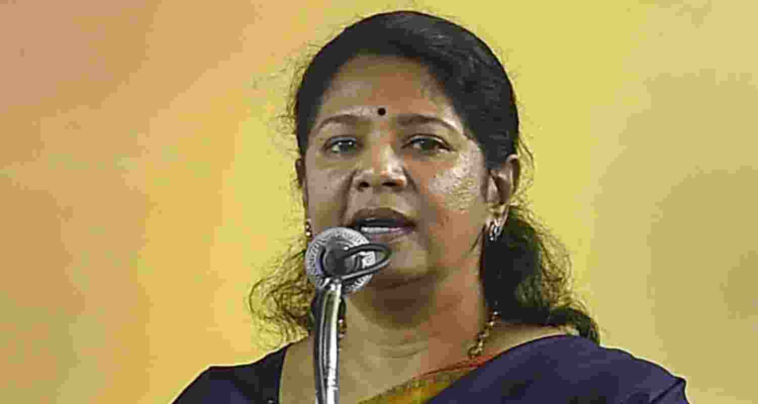 Dravida Munnetra Kazhagam MP Kanimozhi - file image. Dravida Munnetra Kazhagam MP Kanimozhi - file image.