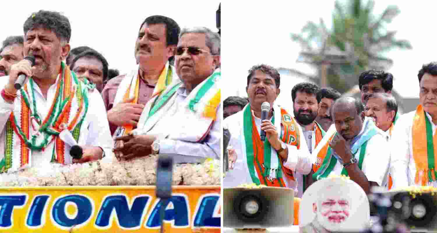 Karnataka bypolls: Campaigning heats up amid Waqf row
Karnataka bypolls: Campaigning heats up amid Waqf row