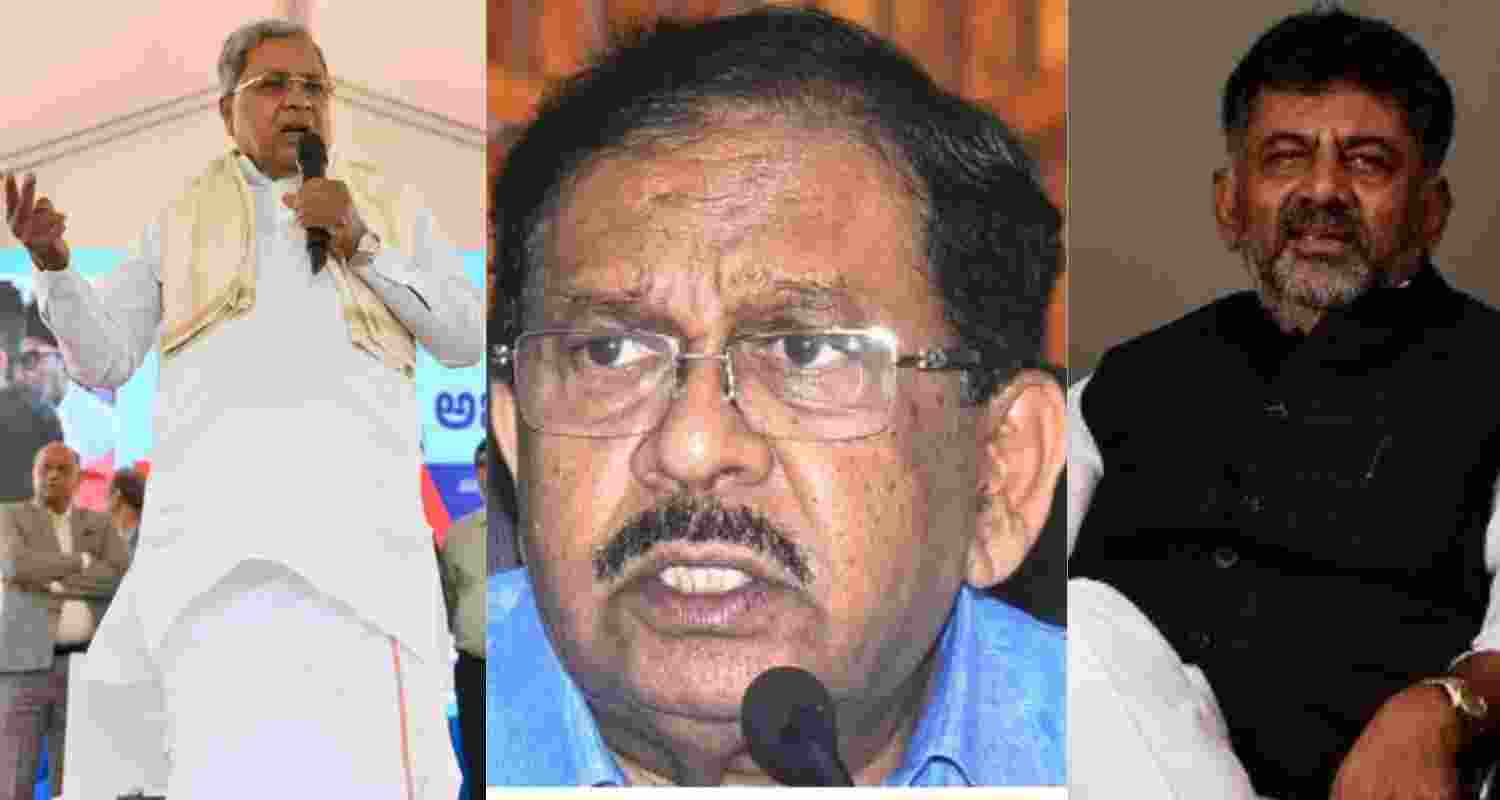 No question of CM change: Karnataka HM Parameshwara
No question of CM change: Karnataka HM Parameshwara